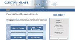 Desktop Screenshot of clintonglassct.com